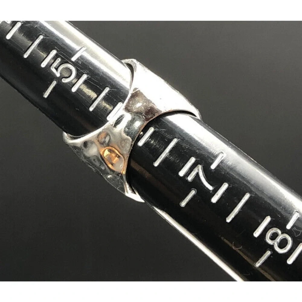 Fashion Ring Unisex Size 6 Hammered Silver Tone Wide Band Flared‎ Shank